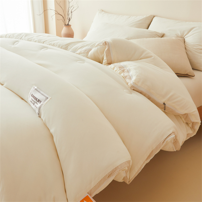 2025升级A类水洗棉立体拼边被