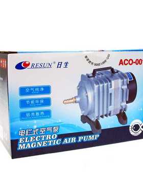 日生海鲜池鱼缸增氧气泵养鱼打氧机水产增氧机水族ACO一件代发