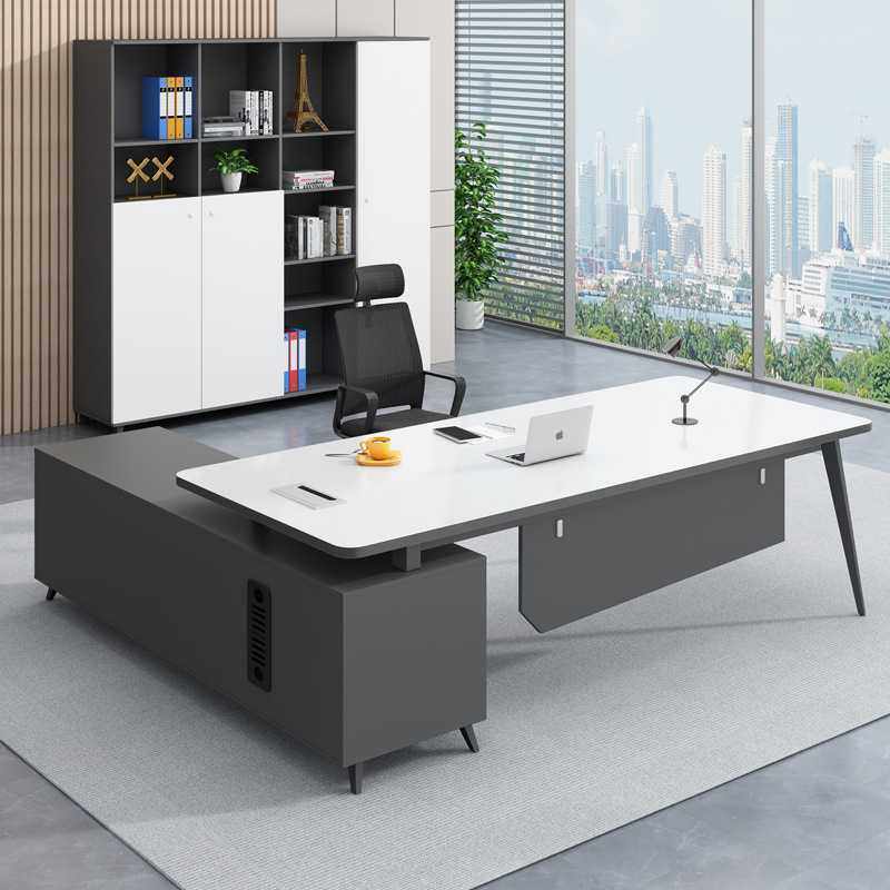 老板办公桌总经理桌简约现代办公室家具1米8商用办公室老总办公台