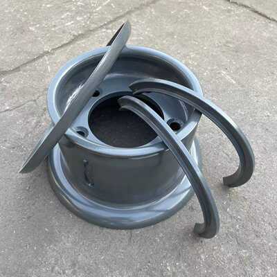 2.5吨叉车用4件式钢圈适用于港口车辆4.33-8适配轮胎18*7-8可安装