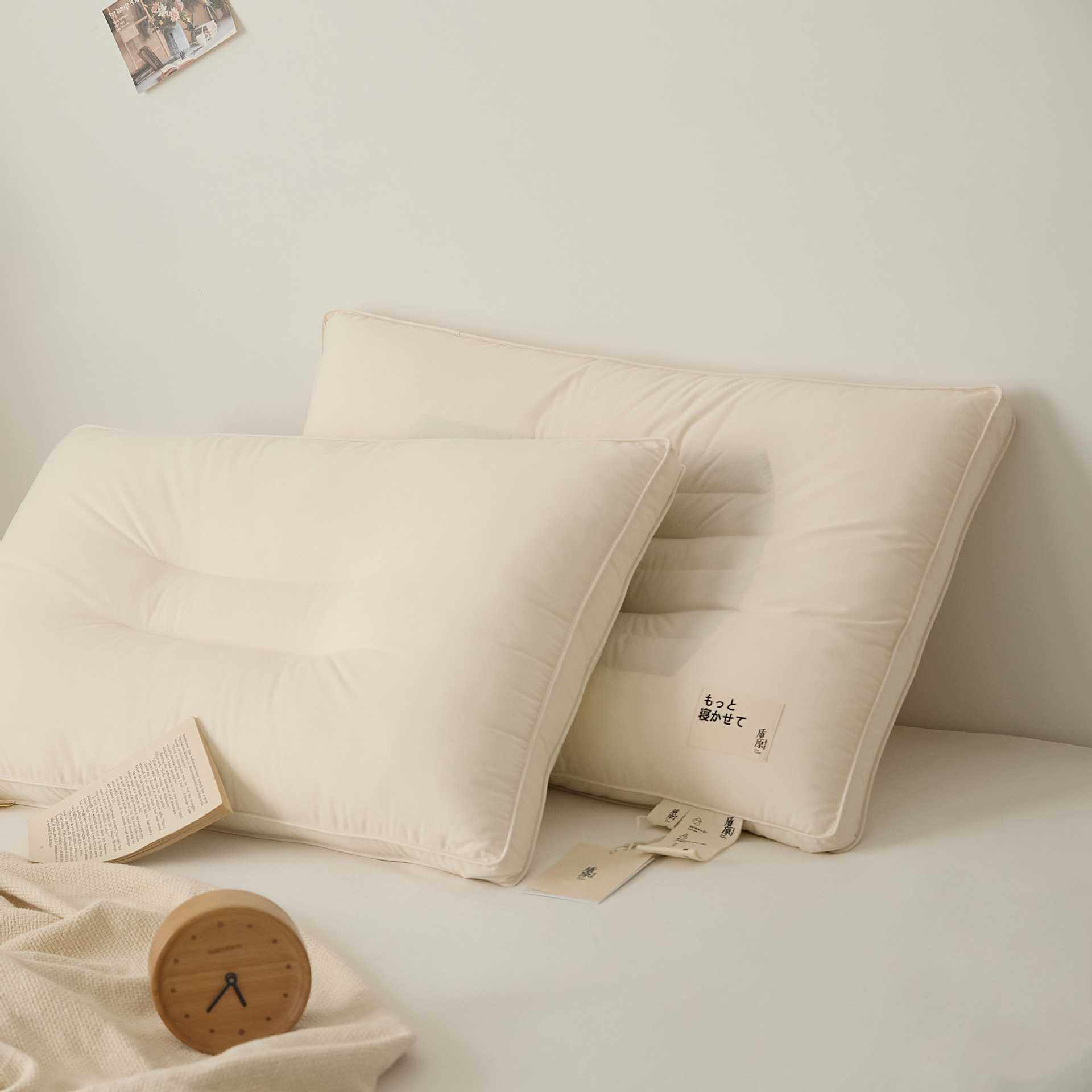 决明子睡眠枕头木本家用薄枕头女护颈枕单人护颈椎助睡眠枕芯