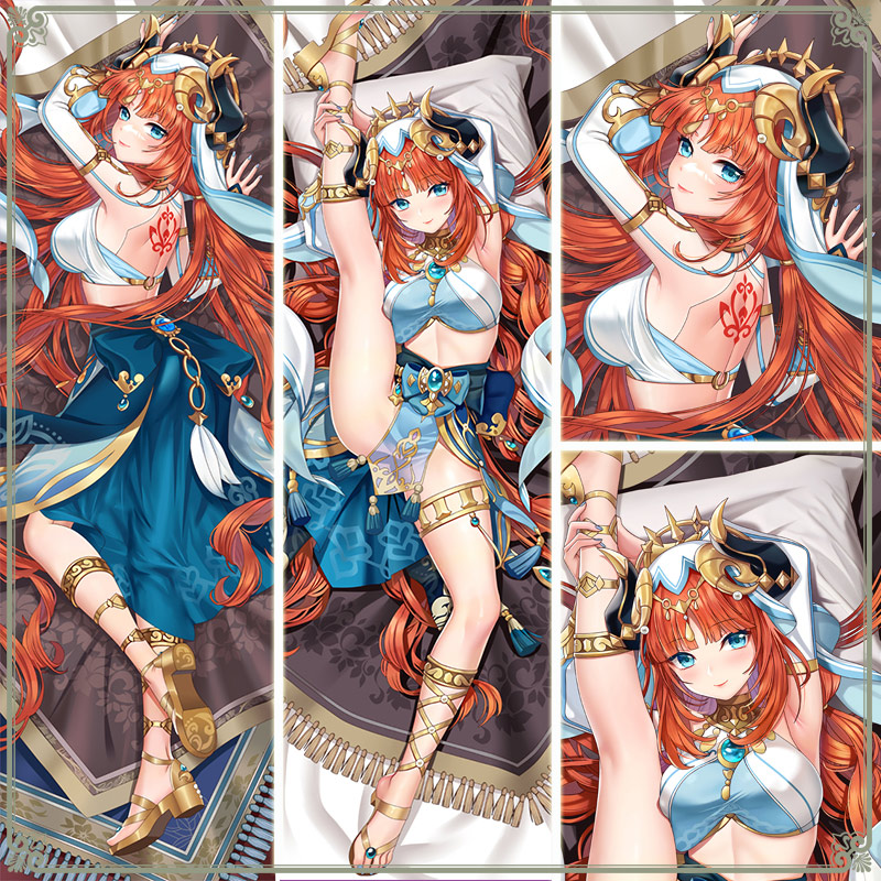 原神妮露动漫游戏宅男长条二次元ACG游戏动漫等身抱枕定制DIY