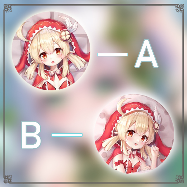 原神可莉动漫游戏宅男长条二次元ACG游戏动漫等身抱枕定制DIY