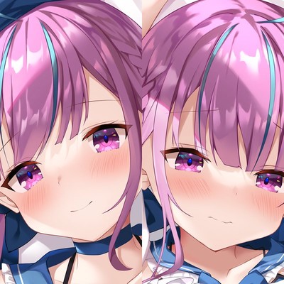 Hololive 凑阿库娅 Aqua Vtuber 萝莉shimo虚拟主播动漫二次元人