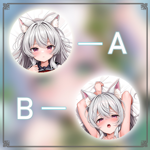 cat ears银耳狐娘动漫游戏宅男二次元游戏动漫等身抱枕