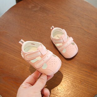12个月婴幼儿鞋 2025夏季 软底6 婴儿凉鞋 子防 一岁男女宝x宝学步鞋