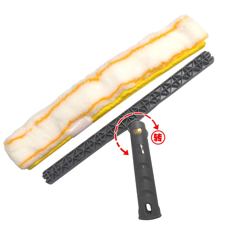 加长杆擦玻璃神器2024新款可转向玻璃刮水器N家用擦窗器刮玻璃工