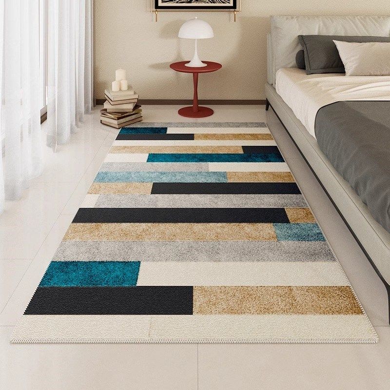 新款卧室床边地毯客厅高级感轻奢沙发茶几毯美式复古防滑耐磨地垫,居家布艺,床边毯,淘宝优惠券,粉丝福利购,淘宝优惠卷