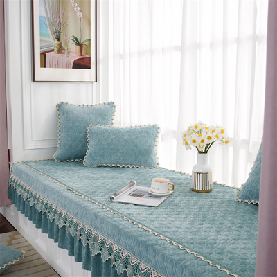 欧式主卧飘窗g垫子轻奢窗台阳台垫防滑四季榻榻米炕垫套罩定制