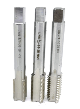 美制机用丝锥攻3/4四分三10 12 14 16 18 20 24 27 32牙BSW左反扣