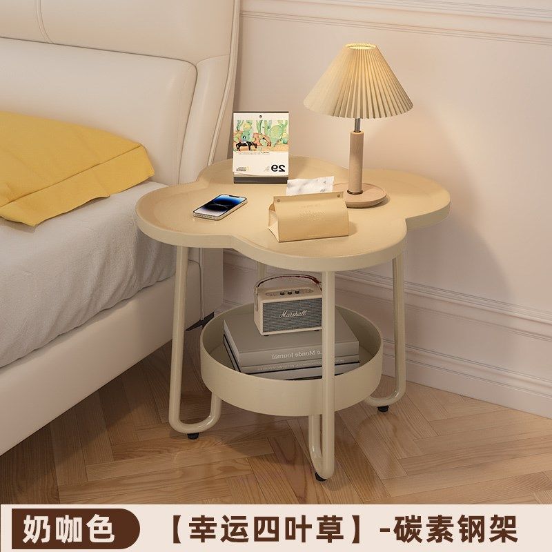 奶油风边几茶几桌沙发边几奶油风小桌子茶台移动置物架网红小茶几,住宅家具,移动边几/推车,淘宝优惠券,粉丝福利购,淘宝优惠卷