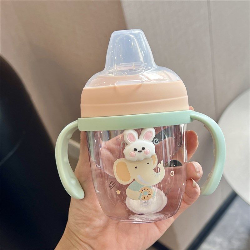 婴儿学饮杯6个月以上鸭嘴杯儿童吸管杯喝水专用水杯宝宝刻度奶瓶,餐饮具,奶杯/牛奶杯,淘宝优惠券,粉丝福利购,淘宝优惠卷
