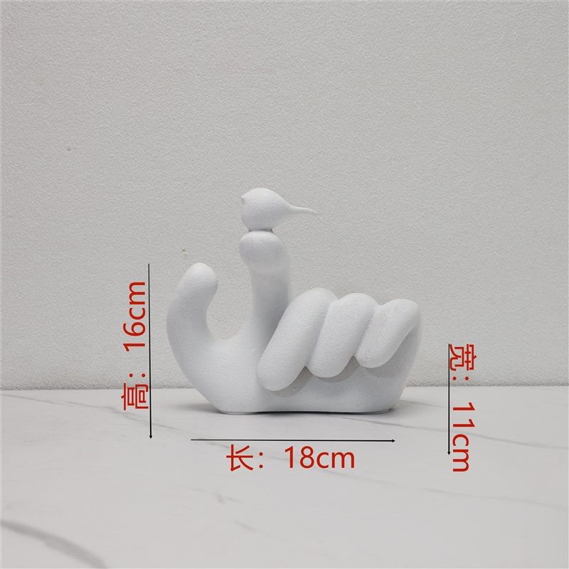 轻奢风创意指尖小鸟摆件卧室玄关客厅样板房电视柜书桌家居装饰品,家居饰品,桌面摆件,淘宝优惠券,粉丝福利购,淘宝优惠卷