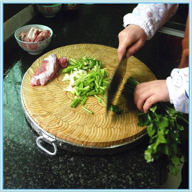 圆形竹砧板无胶楠竹加厚菜板抗菌剁骨板商用菜墩面板圆竹剁肉粘板