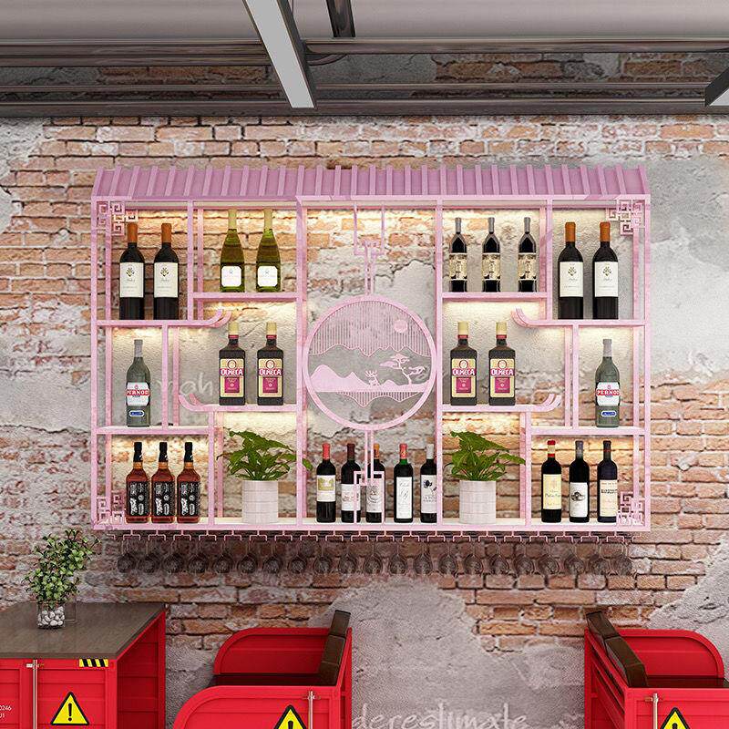 挂墙酒架餐厅壁红酒架吧台