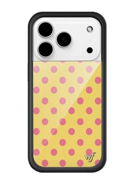 适用Wildflow明星同款简约波点ins风手机壳苹果iPhone17Promax可爱iphone16/15/14/13/12/Pro/Max防摔手机壳