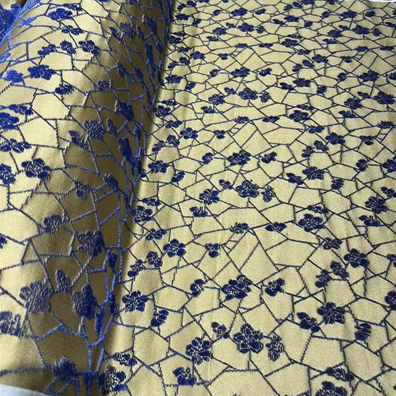 八宝葫芦  真丝非遗漳绒缎面料百分百J桑蚕丝新中式马甲外套布料