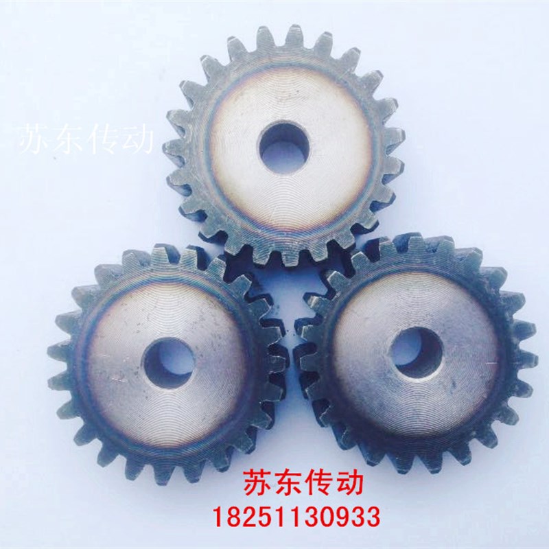 齿轮圆柱5M直齿轮硬齿面齿数t36/37到60,/总厚50/45钢淬火正齿轮