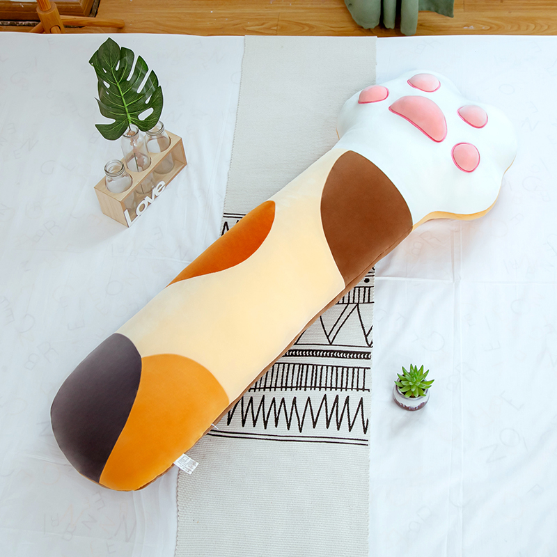 可爱长条抱枕头女生睡觉夹腿侧y睡专用圆柱床上宿舍可拆洗网红超