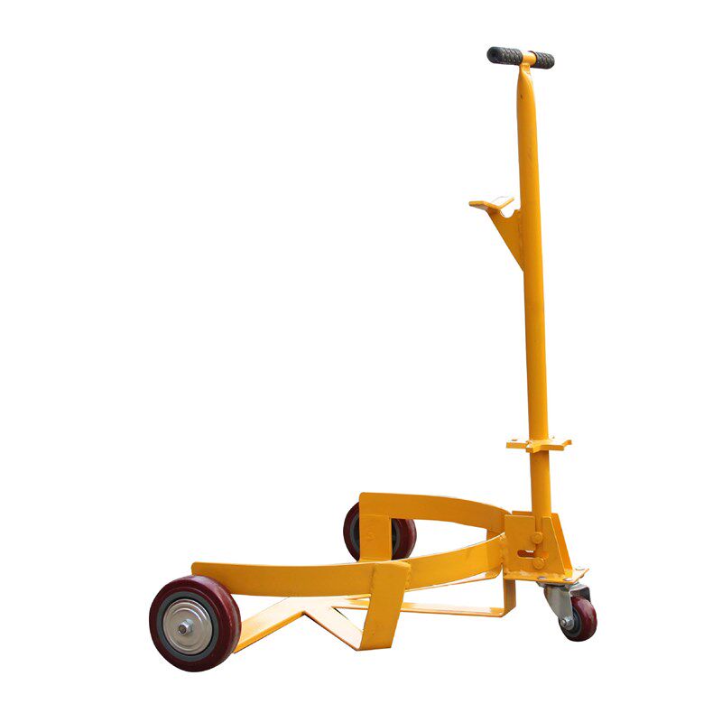 现货供应DC5h00低位油桶搬运车500KG手动油桶车简易油桶咬嘴油桶