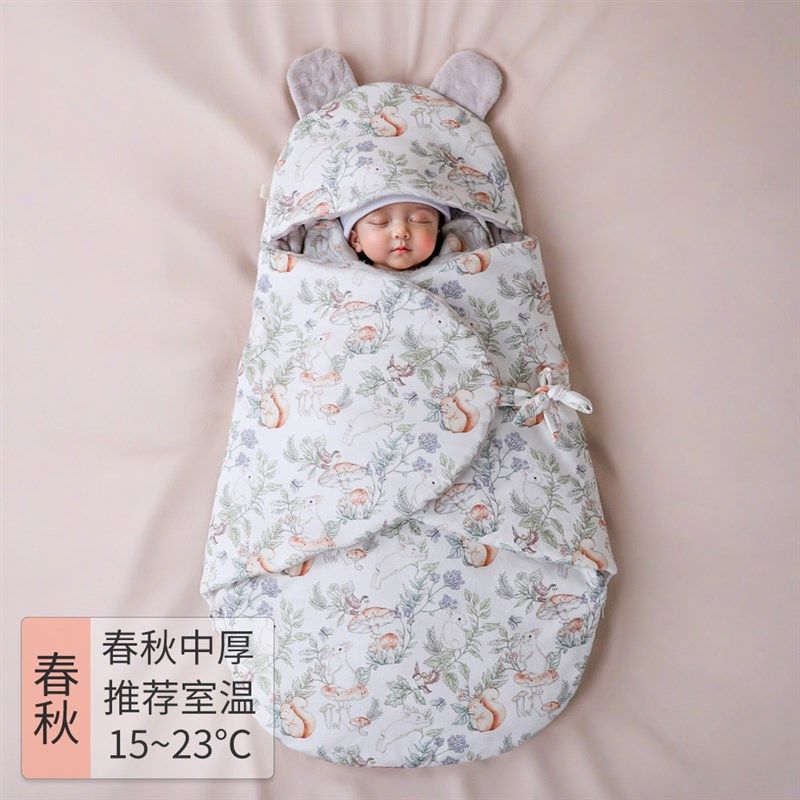 初生婴儿纯棉包被春秋冬季加厚新生儿抱被宝宝睡袋产房包单外出,婴童用品,婴童抱被/抱毯,淘宝优惠券,粉丝福利购,淘宝优惠卷