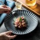 造型好看 餐具家用菜盘深盘陶瓷西餐意面餐盘 盘子高颜值2024新款