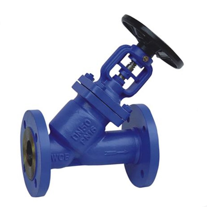 WJ45H16C 铸钢德标Y型直流式角式波纹管截止阀DN15DN80