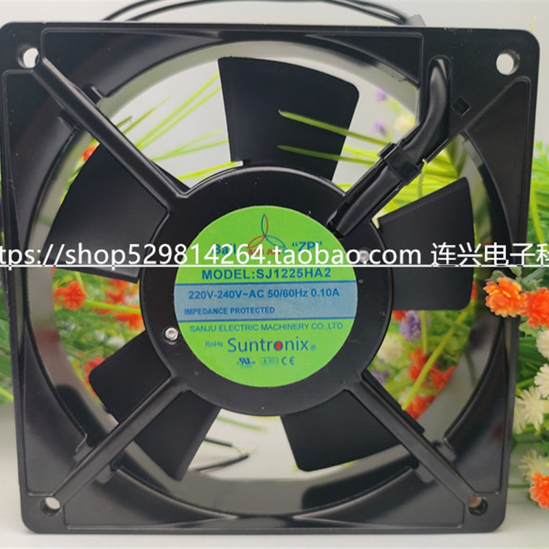 SJ1225HA2 HA1 HA3 三巨12025 AC220V 12CM 机柜轴流散热风机风扇