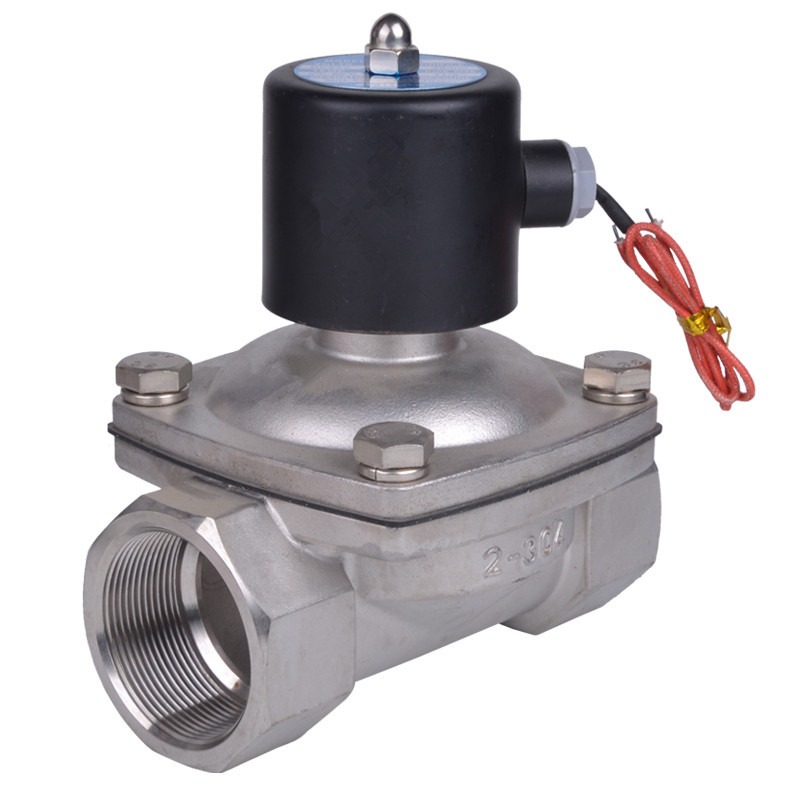 2W25025B 不锈钢电磁阀 1寸 油阀 气阀AC220V DC24V DC12V