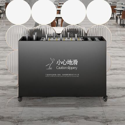 带锁雨伞架收纳架公司门口伞桶酒店大堂商用大容量沥水Z存放置物