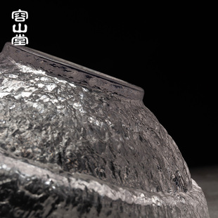 茶道配 容山堂藤b编玻璃壶承储水小茶盘干泡台建水壶托茶杯垫日式