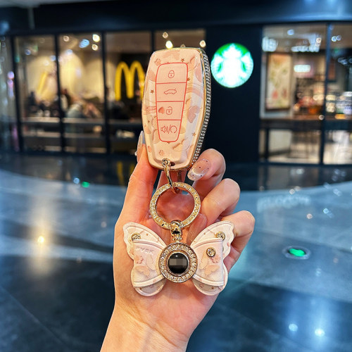 适用吉利印花钥匙套高级感时尚