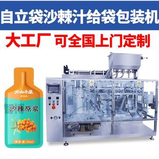 定制30ml异型袋果汁原浆袋式 机 包装 机设备全自动沙棘汁原浆包装