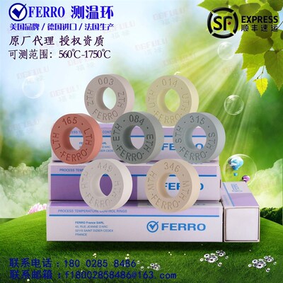 测温环FERRO品牌美国福禄原装报关进口高精度 560-1750窑炉测温环