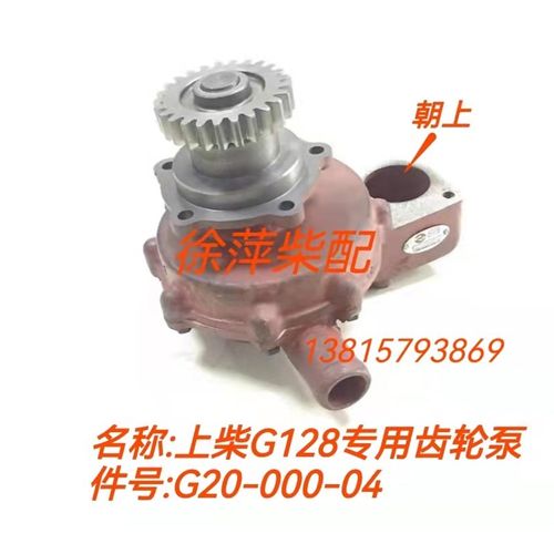 G20-000-04+B淡水泵上柴G128柴油机水泵上海鑫隆柴油机专用齿轮泵