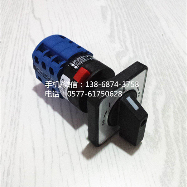 万能转换开关 单孔中心安装 固定档加自复位 LW38D-164FB5858/3C