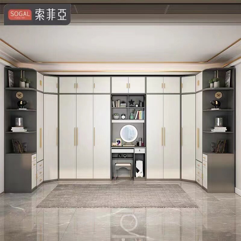 索菲亚入户玄关柜鞋柜一体现代极简置物架储物柜客厅门厅全屋定制