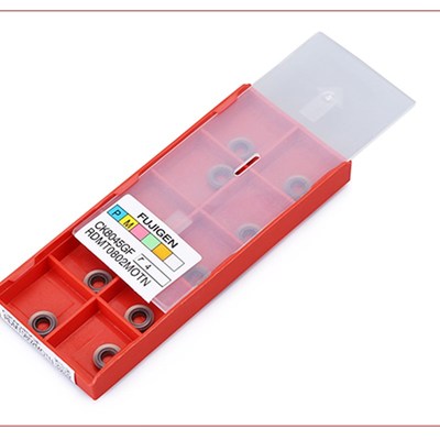 富士元数控刀片RDMT0802MOTN硬质合金钢件不锈钢专用R4圆形铣刀粒