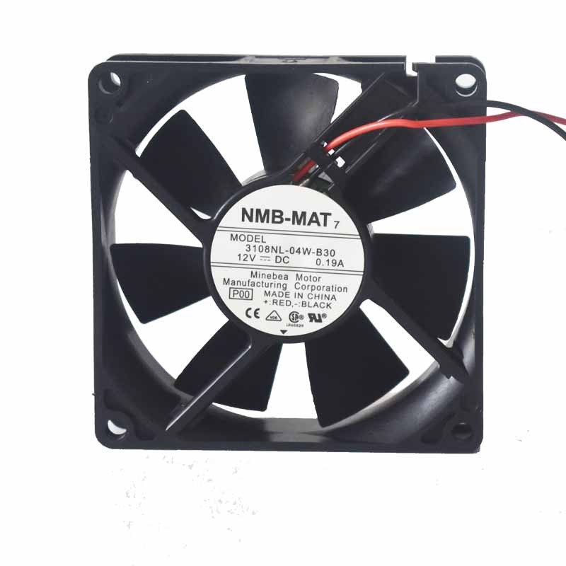 原装NMB 8020 3108NL-04W-B30 12V 0.19A 8CM风扇 8厘米散热风扇