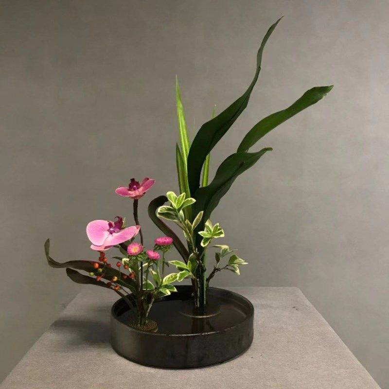 剑山新中式插花器皿陶瓷苔藓圆盘日式小原流禅意盆景花盆花盘摆件,畜牧/养殖物资,畜牧/养殖器械,淘宝优惠券,粉丝福利购,淘宝优惠卷