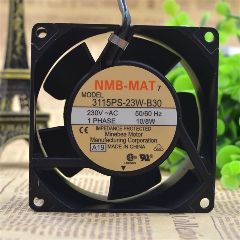 原装美蓓亚NMB-MAT7 3115PS-23T-B30 3115PS-23W-B30散热风扇230V