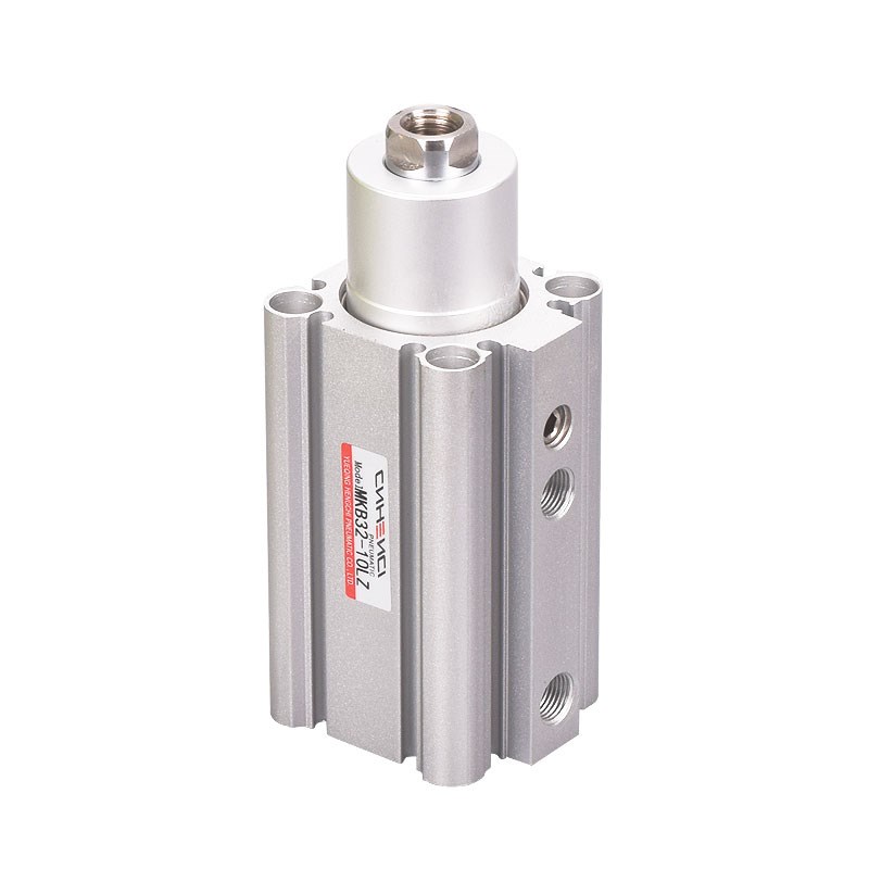 木工机械气缸MKB旋转夹紧气缸QCK回转转角下压90度LZ左转RZ右转