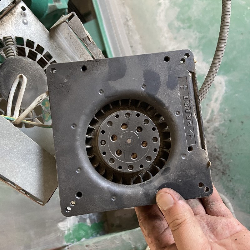 全新通力MX10电梯主机曳引机风扇 散热风机 RG90-18/56 230V 22W