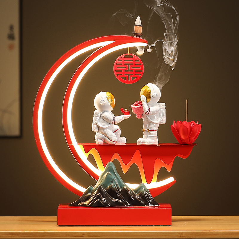 创意新婚礼物送新人新娘婚房装饰长明灯摆件实用婚庆用品结婚礼品