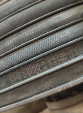 电机皮带 三角皮带SPB2500La 2478Ld窄V带传动带