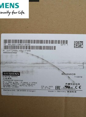 6SL3201-0BE21-8AA0SINAMICS制动电阻R=75欧姆P_持续时间=375WP