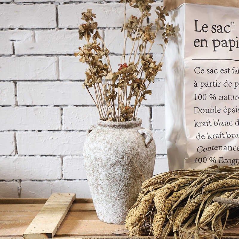 复古手工粗陶花瓶多肉陶罐景德镇陶艺干花花器花盆创意装饰摆件,畜牧/养殖物资,畜牧/养殖器械,淘宝优惠券,粉丝福利购,淘宝优惠卷