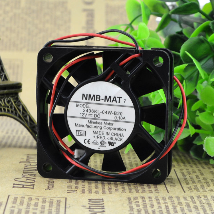 NMB 6CM 6厘米 6015 12V 0.10A cpu静音 散热风扇 2406KL-04W-B20