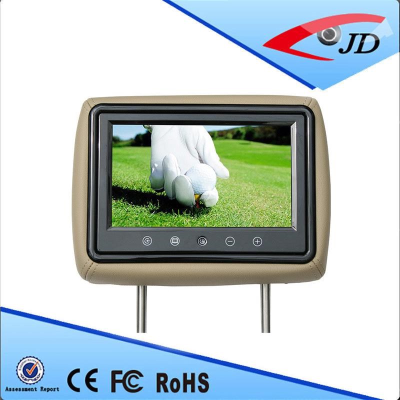 9寸头枕车载显示器 9寸显示器触摸H按键显示器高清头枕显示器