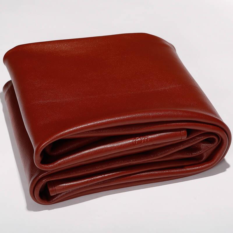 头层水牛皮凉席软硬席1.5m 1.8米床加厚牛皮席Q三件套夏季真皮席